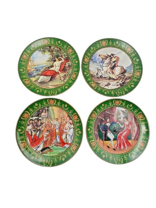 Limoges Other - Limoges France Napoleon & Josephine Collector Plates Set 4 Hand Painted 8.25"